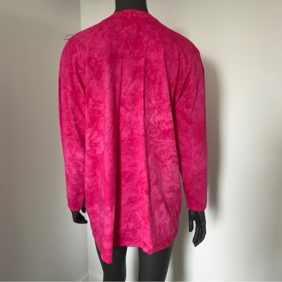 ☁️ Vintage Joanie W. Hot Pink Fringe Western Tunic – One Size - Picture 3 of 8